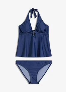 Tankini i denimlook (2-delt sett), bonprix