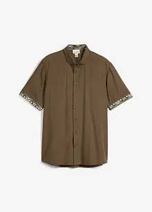 Kortermet skjorte i viskose, Slim Fit, bonprix