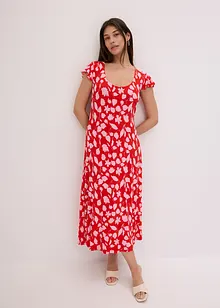 Jerseykjole av myk viskosemiks med print, bonprix
