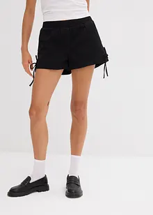 Pull on-shorts i elastisk bomullsmiks, bonprix