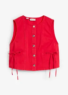 Twill-vest av elastisk miks av økologisk bomull, bonprix