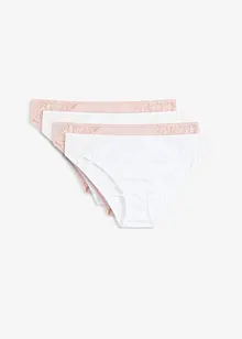 Truse med blonder (4-pack), bonprix