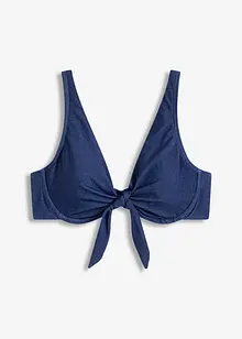 Spile bikinitopp i denimlook, bonprix