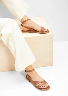 Sandal i skinn, bonprix