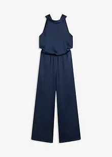 Jumpsuit i strukturert sateng, bonprix
