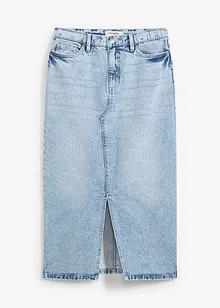 Midiskjørt i denim, bonprix