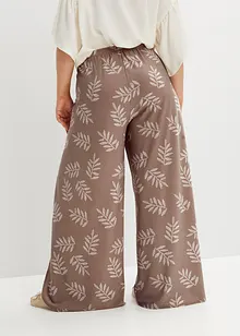Bukse med omslag-look, av jersey-crepe, bonprix