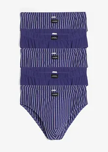 Høy truse med bomull (5-pack), bonprix