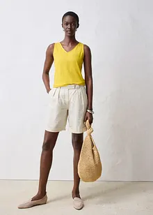 Singlet i lin, bonprix