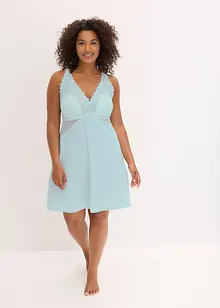 Neglisjé i glinsende materiale, bonprix