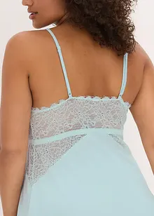 Neglisjé i glinsende materiale, bonprix