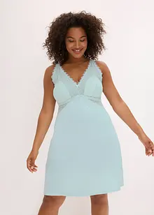 Neglisjé i glinsende materiale, bonprix