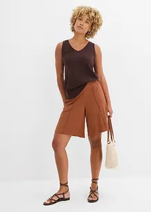 Jerseybermuda med komfortlinning, bonprix