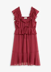 Chiffonkjole i A-modell, bonprix