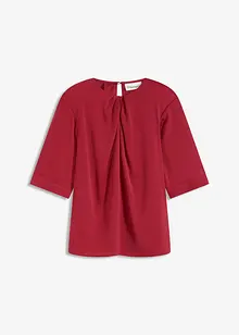 Bluse i glinsende sateng, bonprix