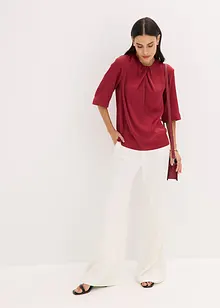Bluse i glinsende sateng, bonprix