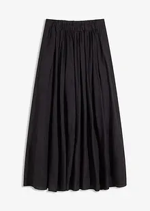 Crinkle maxiskjørt i strukturmateriale, bonprix