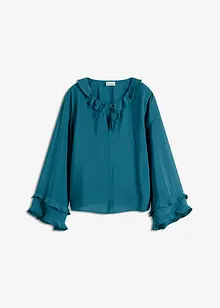 Bluse i bohemstil av fin viskosemiks, bonprix