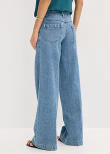 Wide Leg-jeans Mid Waist, Low Stretch Full Length, bonprix
