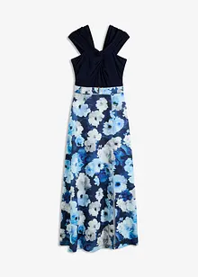 Carmen-kjole med drapering og belte, bonprix