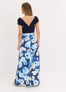 Carmen-kjole med drapering og belte, bonprix