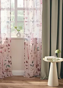 Gardin med blomsterprint (1-pack), bonprix