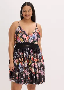 Minikjole med heklet innfelling, bonprix