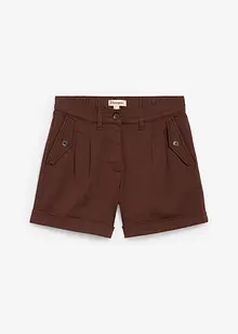 Shorts i twill med høy midje, bonprix