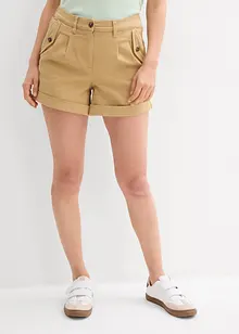 Shorts i twill med høy midje, bonprix
