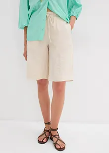 Bermudashorts i lett viskosemiks, bonprix