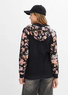 Myk 2-i-1-mamma-/ammesweatshirt med hette, bonprix