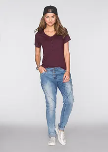 T-skjorte i bomull med viskose, bonprix