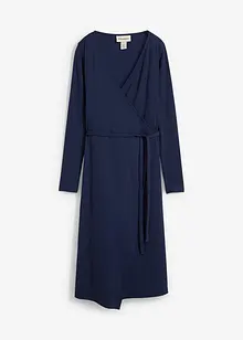 Mammakjole av ribbet materiale av økologisk bomull i omslagsmodell, for svangerskapet og tiden etterpå, bonprix