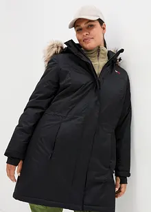 Varm kåpe med mange funksjoner og fuskepels, bonprix