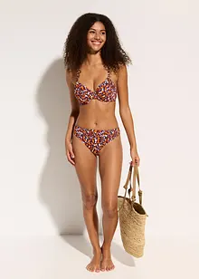 Spile-bikini med høy benskjæring (2-delt sett), bonprix