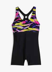 Badedrakt med ben, hurtigtørkende, bonprix