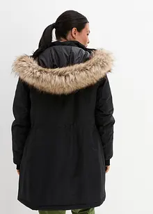 Varmende kåpe med fuskepels, vannavstøtende, bonprix