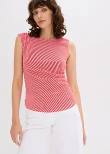 Topp med drapering, bonprix