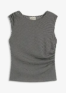 Topp med drapering, bonprix