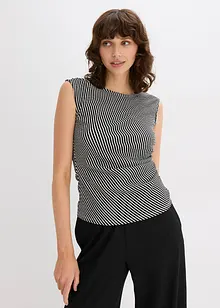 Topp med drapering, bonprix