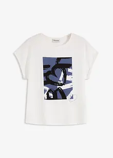 Top med viskose og glitterstener, bonprix