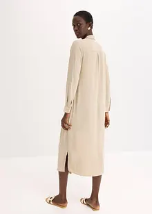 Skjortekjole med blonder i formstabilt materiale, bonprix