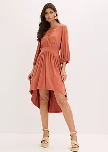 Jerseykjole med rynking, bonprix