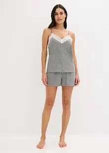 Shorty-pyjamas med fine blonder, bonprix
