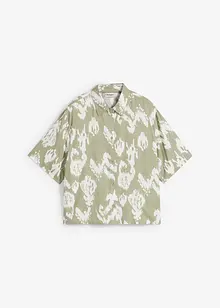Viskosebluse med folklore trykk, bonprix