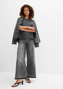 Denimbluse i økologisk bomull, bonprix