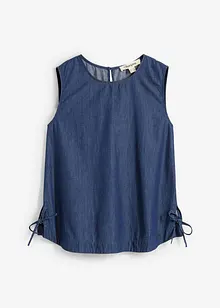 Denimbluse i økologisk bomull, bonprix