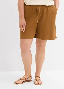 Shorts i strukturmateriale av 100% bomull, bonprix