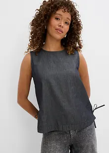 Denimbluse i økologisk bomull, bonprix