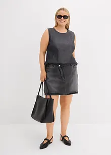Denimbluse i økologisk bomull, bonprix